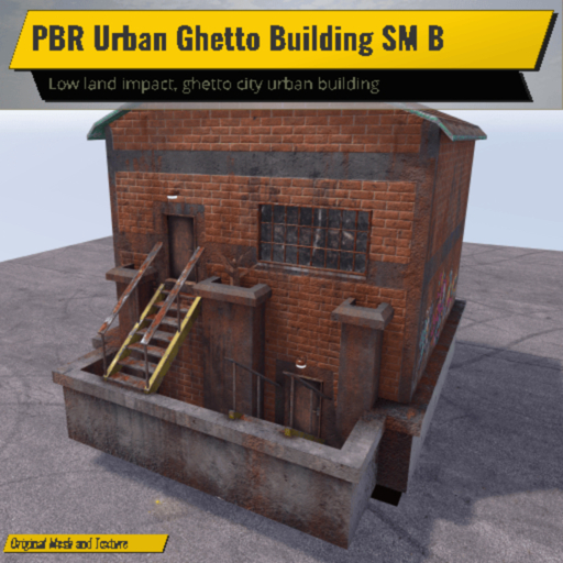 PBR Urban Ghetto Building SM B